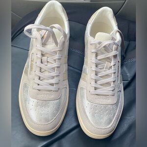 Gola Women's Metallic Silver and Gold Sneakers